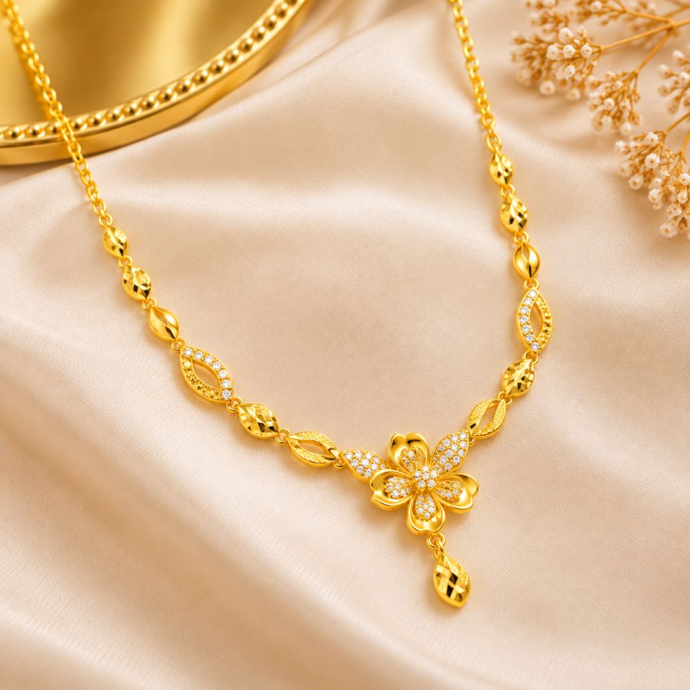 GOLDEN BLOSSOM TEARDROP